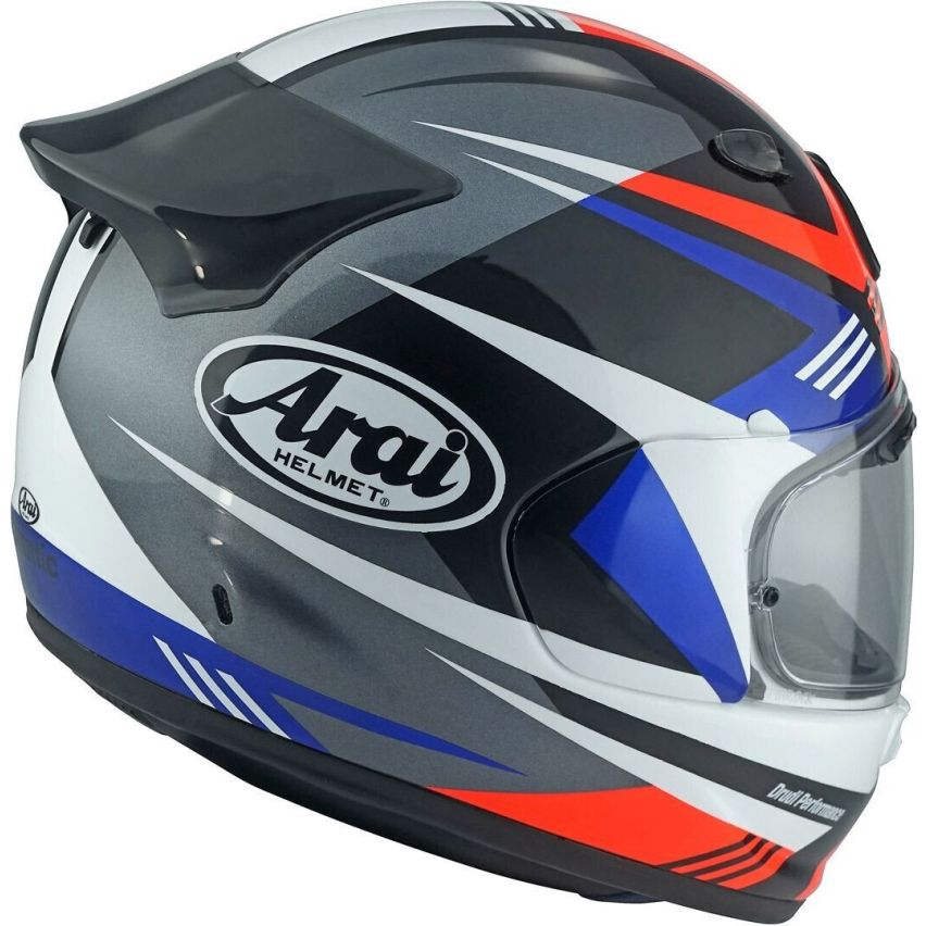 CASCO ARAI QUANTIC MARK RED Moto Stock