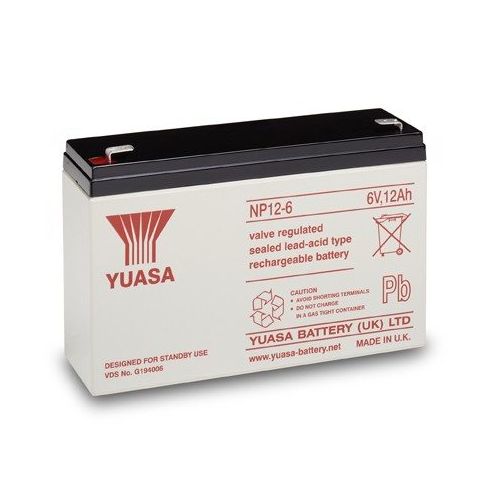 BATERIA YUASA 6V12AH