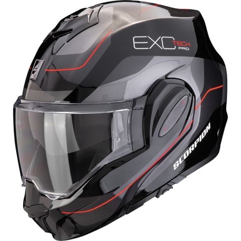 CASCO SCORPION EXO-TECH EVO PRO COMMLITA XXL NEGRO